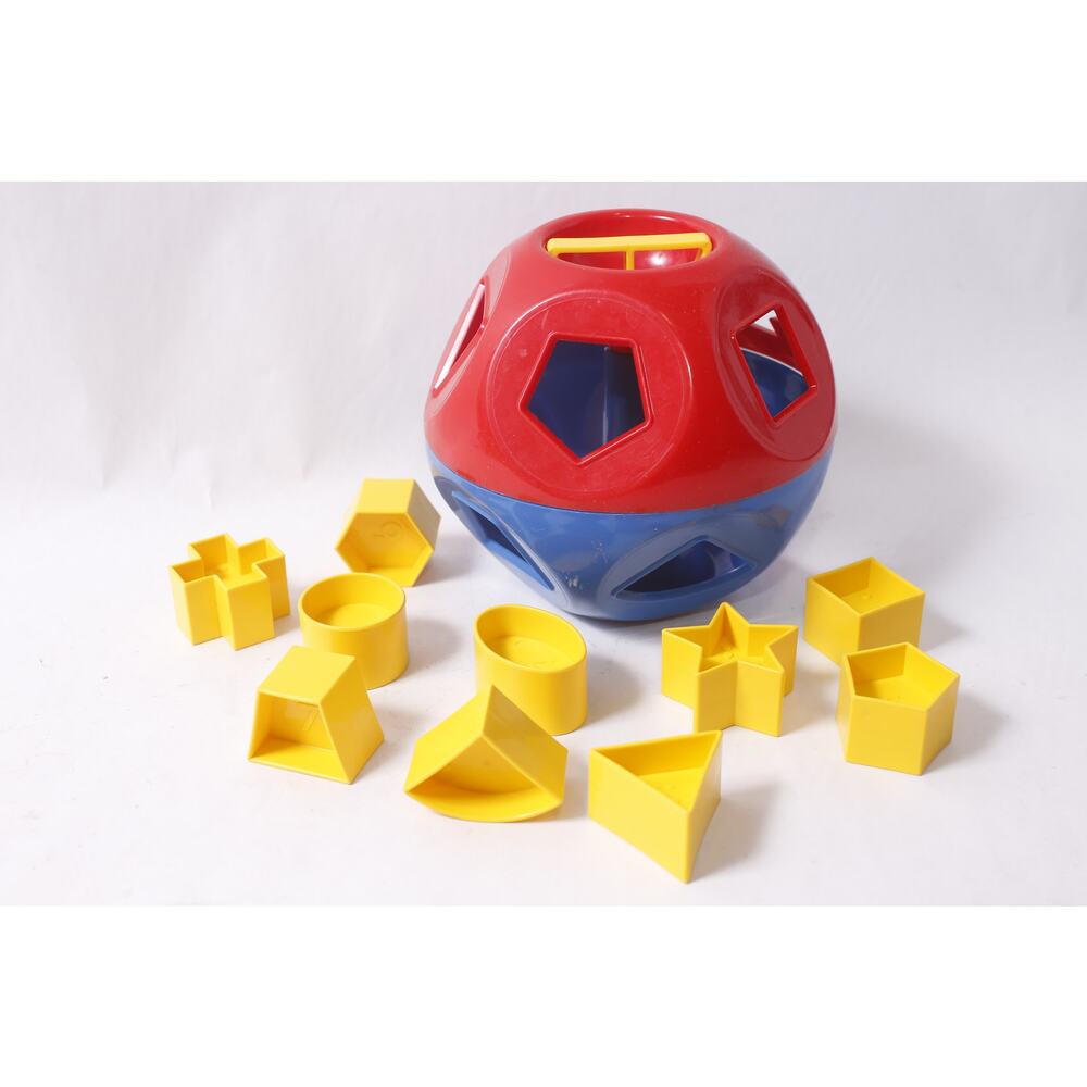 Tupperware Shape-O Sorter Toy Puzzle Ball Vintage Activity Toy ~ 260521-WH 701